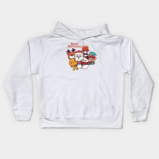 Santa Claus And Friend Kids Hoodie